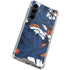 NFL Denver Broncos Tropical Print Galaxy S23 FE Clear Case