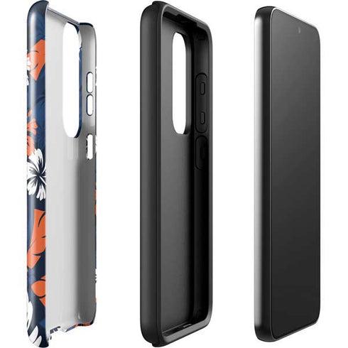 NFL Denver Broncos Tropical Print Galaxy S23 Pro Case