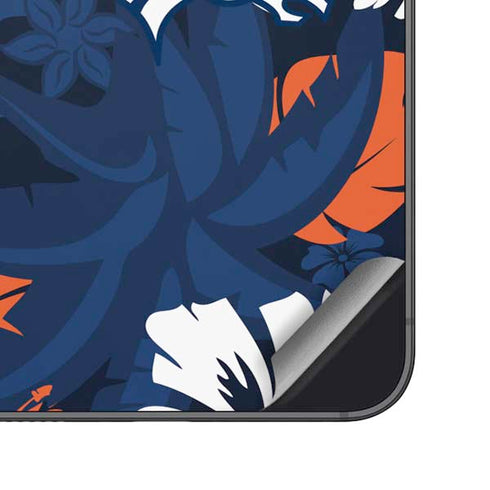 NFL Denver Broncos Tropical Print Galaxy S23 Skin