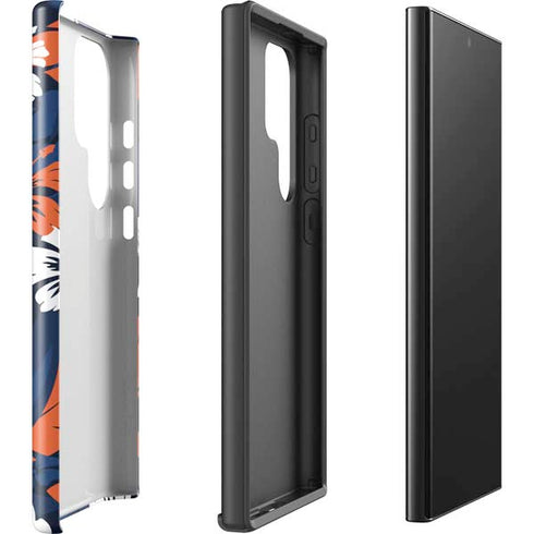 NFL Denver Broncos Tropical Print Galaxy S24 Ultra Impact Case