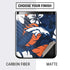 NFL Denver Broncos Tropical Print Galaxy Z Flip Skin
