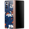 NFL Denver Broncos Tropical Print Galaxy Z Fold2 5G Skin