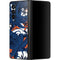 NFL Denver Broncos Tropical Print Galaxy Z Fold3 5G Skin