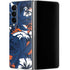 NFL Denver Broncos Tropical Print Galaxy Z Fold4 5G Skin