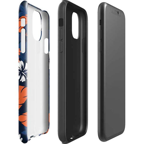 NFL Denver Broncos Tropical Print iPhone 11 Impact Case