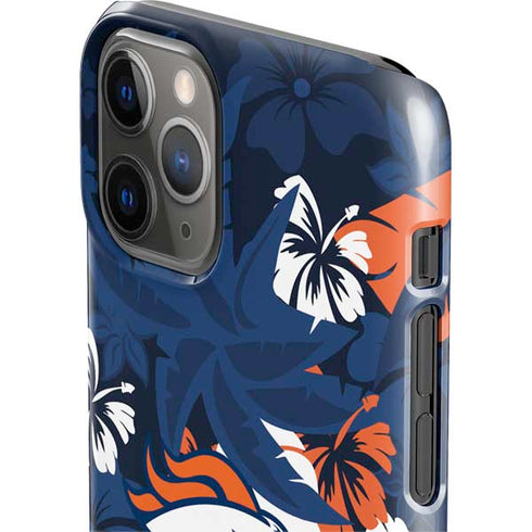 NFL Denver Broncos Tropical Print iPhone 11 Pro Lite Case