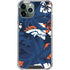 NFL Denver Broncos Tropical Print iPhone 11 Pro Max Clear Case