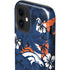 NFL Denver Broncos Tropical Print iPhone 12 Impact Case