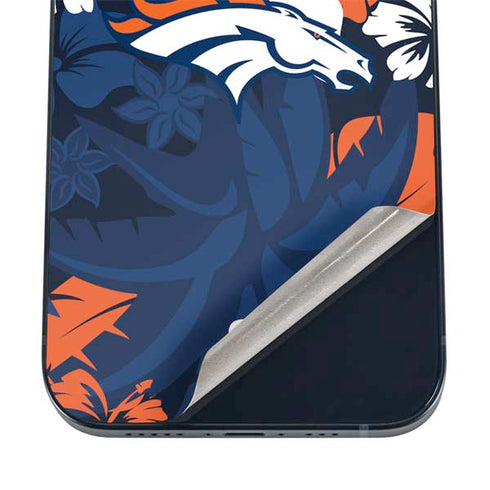 NFL Denver Broncos Tropical Print iPhone 12 Mini Skin