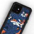 NFL Denver Broncos Tropical Print iPhone 12 Mini Waterproof Case