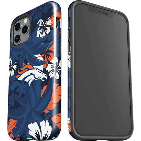 NFL Denver Broncos Tropical Print iPhone 12 Pro Max Impact Case