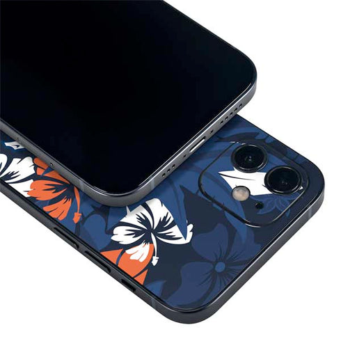 NFL Denver Broncos Tropical Print iPhone 12 Skin