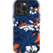 NFL Denver Broncos Tropical Print iPhone 13 Pro Impact Case