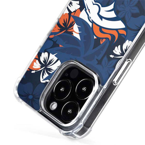 NFL Denver Broncos Tropical Print iPhone 13 Pro MagSafe Case