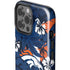 NFL Denver Broncos Tropical Print iPhone 13 Pro Max Impact Case