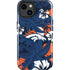 NFL Denver Broncos Tropical Print iPhone 15 Plus Impact Case