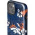 NFL Denver Broncos Tropical Print iPhone 14 Plus Impact Case