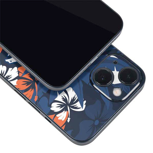 NFL Denver Broncos Tropical Print iPhone 15 Plus Skin