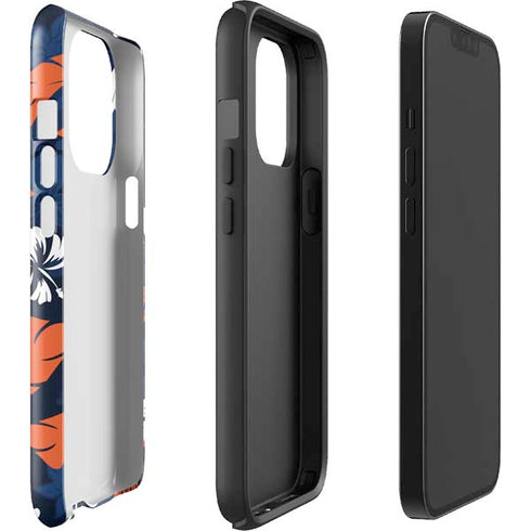 NFL Denver Broncos Tropical Print iPhone 15 Pro Impact Case