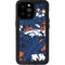 NFL Denver Broncos Tropical Print iPhone 14 Pro Max Waterproof Case
