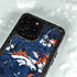 NFL Denver Broncos Tropical Print iPhone 14 Pro Max Waterproof Case