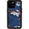 NFL Denver Broncos Tropical Print iPhone 15 Waterproof Case