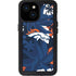 NFL Denver Broncos Tropical Print iPhone 15 Waterproof Case