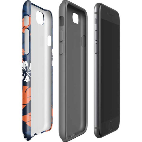 NFL Denver Broncos Tropical Print iPhone SE (2nd & 3rd Gen) Pro Case