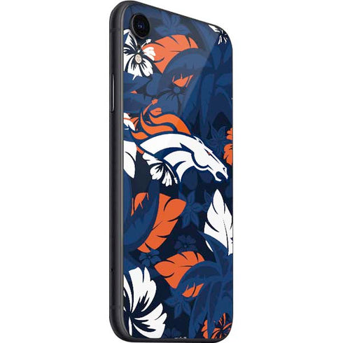 NFL Denver Broncos Tropical Print iPhone SE (2nd & 3rd Gen) Skin