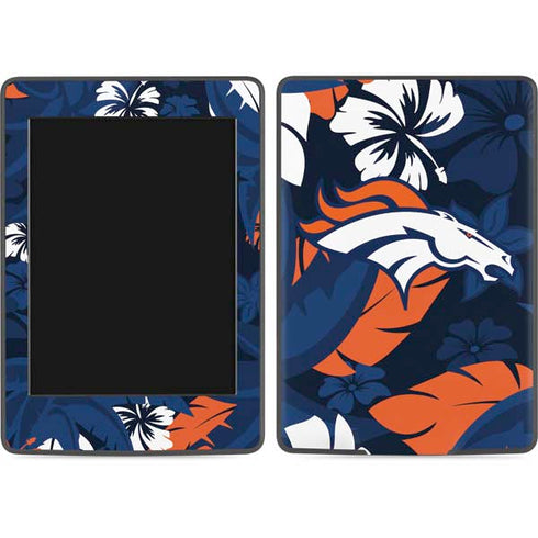 NFL Denver Broncos Tropical Print Amazon Kindle Skin