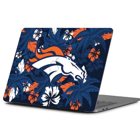 NFL Denver Broncos Tropical Print Apple MacBook Pro 13-inch Skin