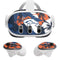 NFL Denver Broncos Tropical Print Meta Quest 3 Skin