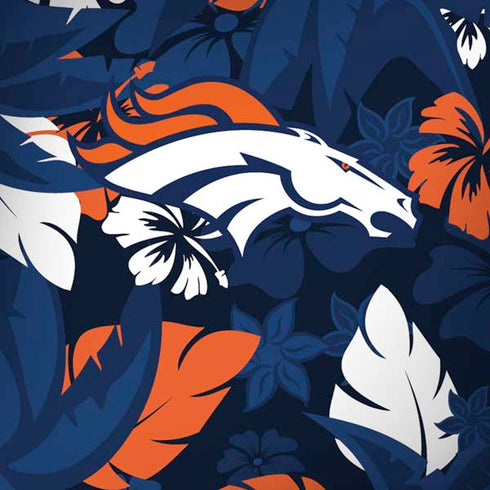 NFL Denver Broncos Tropical Print Moto G6 Skin
