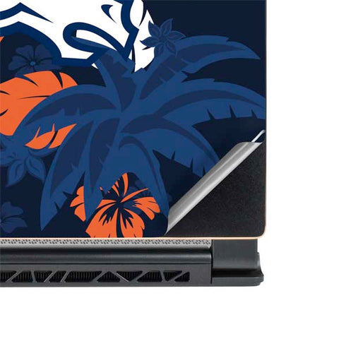 NFL Denver Broncos Tropical Print MSI GS65 Stealth Laptop Skin