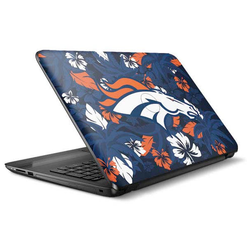 NFL Denver Broncos Tropical Print HP Notebook Skin