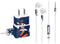 NFL Denver Broncos Tropical Print Phone Charger Skin