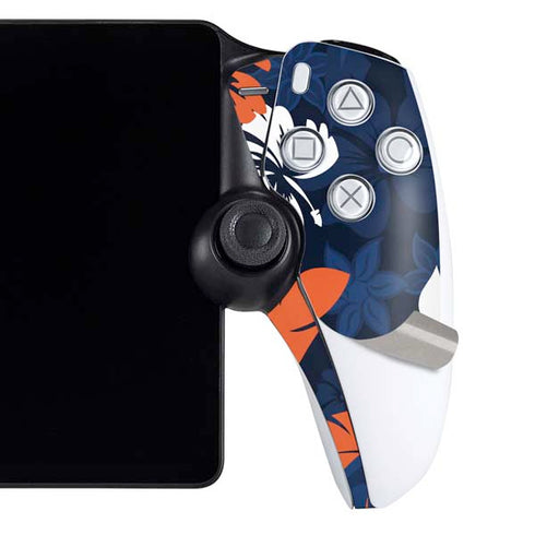 NFL Denver Broncos Tropical Print PlayStation Portal Remote Player Skin