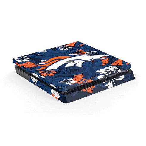 NFL Denver Broncos Tropical Print PS4 Slim Skin