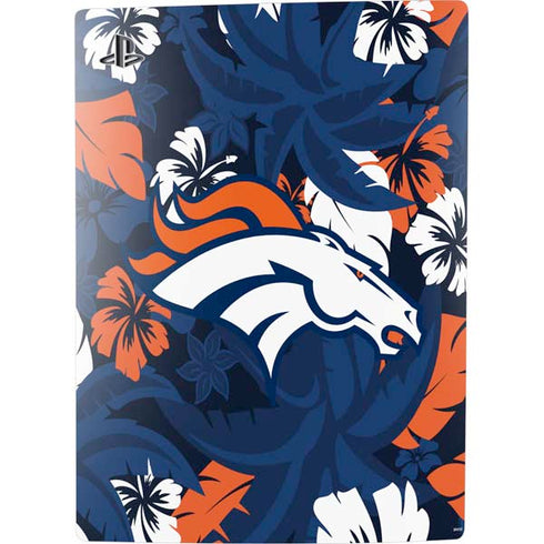 NFL Denver Broncos Tropical Print PS5 Bundle Skin