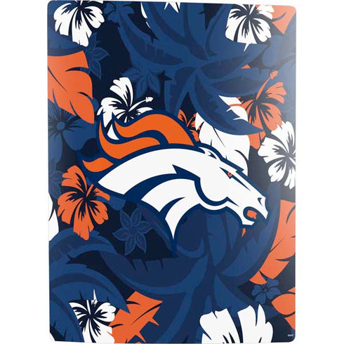 NFL Denver Broncos Tropical Print PS5 Digital Edition Bundle Skin