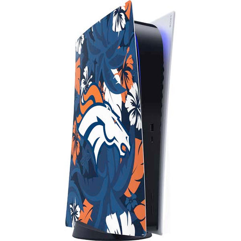 NFL Denver Broncos Tropical Print PS5 Digital Edition Console Skin