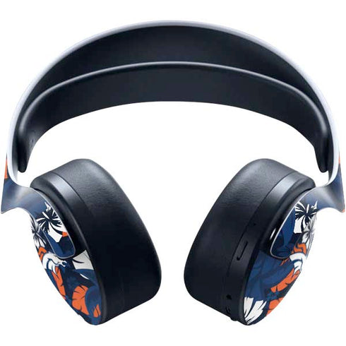 NFL Denver Broncos Tropical Print PULSE 3D Wireless Headset for PS5 Skin
