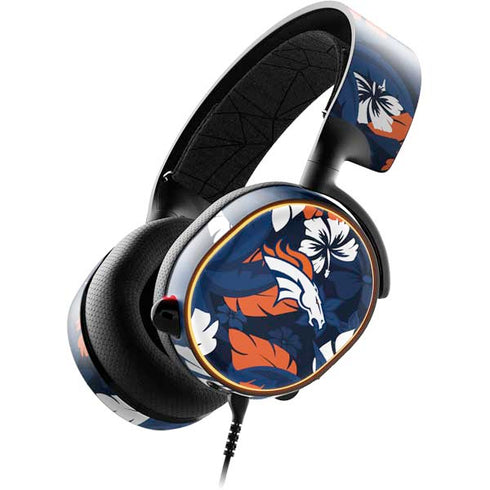 NFL Denver Broncos Tropical Print SteelSeries Arctis 5 Skin