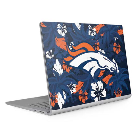 NFL Denver Broncos Tropical Print Surface Book 2 13.5in Skin