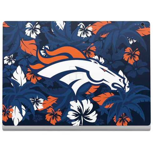 NFL Denver Broncos Tropical Print Surface Book 2 15in Skin