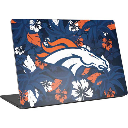 NFL Denver Broncos Tropical Print Surface Laptop 4 15in Skin