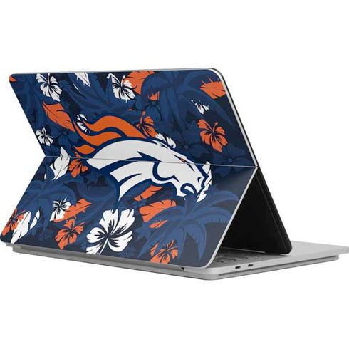 NFL Denver Broncos Tropical Print Surface Laptop Studio Skin