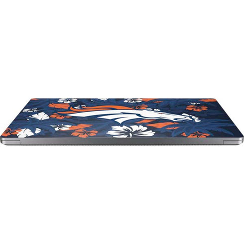 NFL Denver Broncos Tropical Print Universal Laptop 16in (13 x 9.4in) Skin