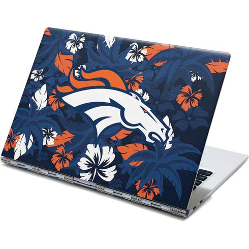 NFL Denver Broncos Tropical Print Yoga 910 2-in-1 14in Touch-Screen Skin