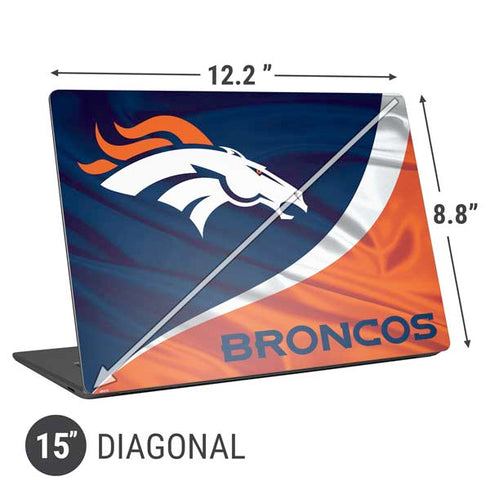 NFL Denver Broncos Universal Laptop 15in (12.2 x 8.8in) Skin
